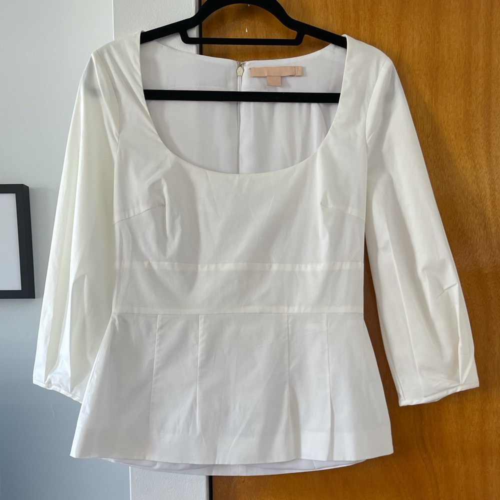 BROCK COLLECTION White Cotton Blouse